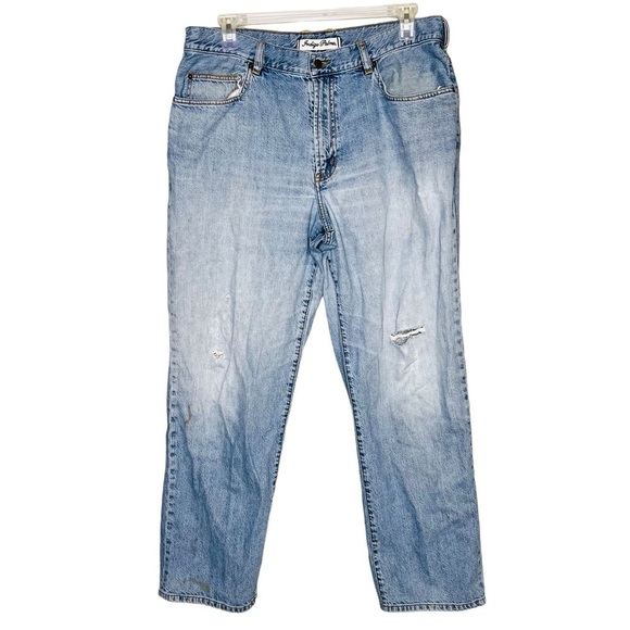 Tommy Bahama Distressed Indigo Palms Jeans - Picture 1 of 8
